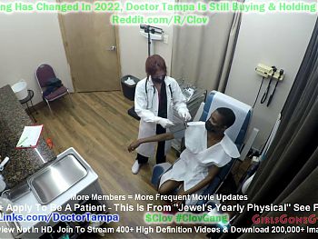 Ebony Teen Jewel Gets Yearly Gyno Exam Physical From Doctor Tampa and Nurse Stacy Shepard EXCLUSIVELY At GirlsGoneGynoCom